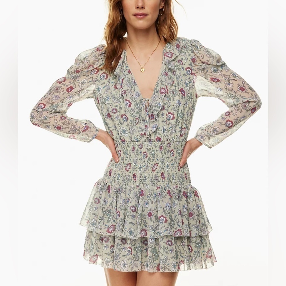 Aritzia Wilfred Poem Floral Dress
